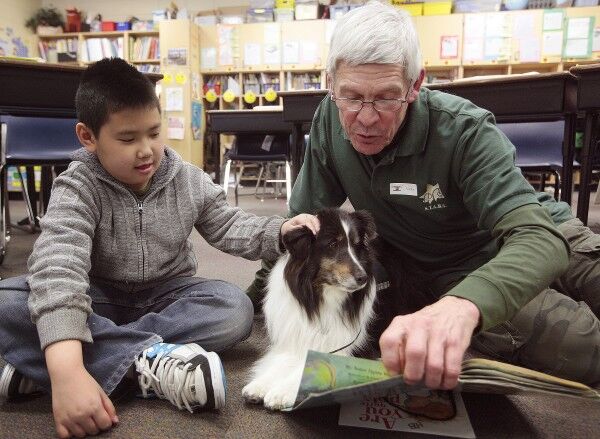 Reading with K-9 S.T.A.R.S.